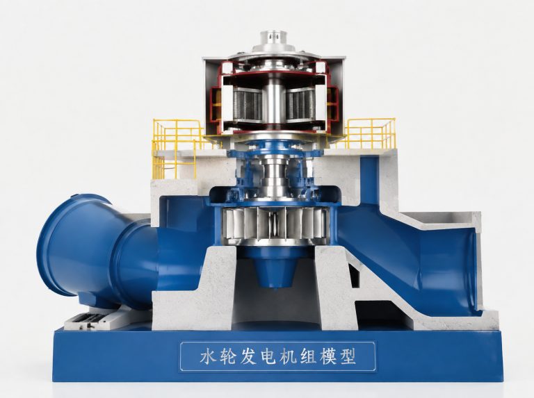 九江水轮发电机组剖视模型